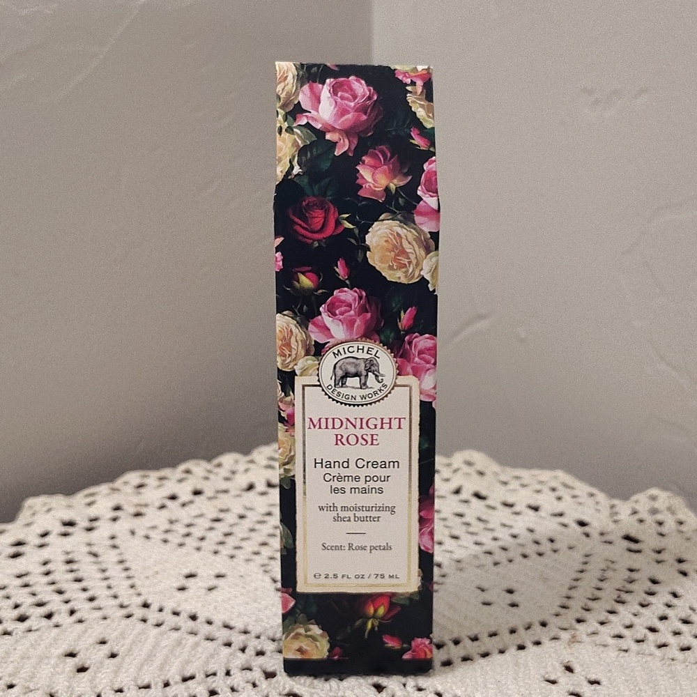 Michel Design Works Hand Cream Midnight Rose 2.5 oz Tube NIB